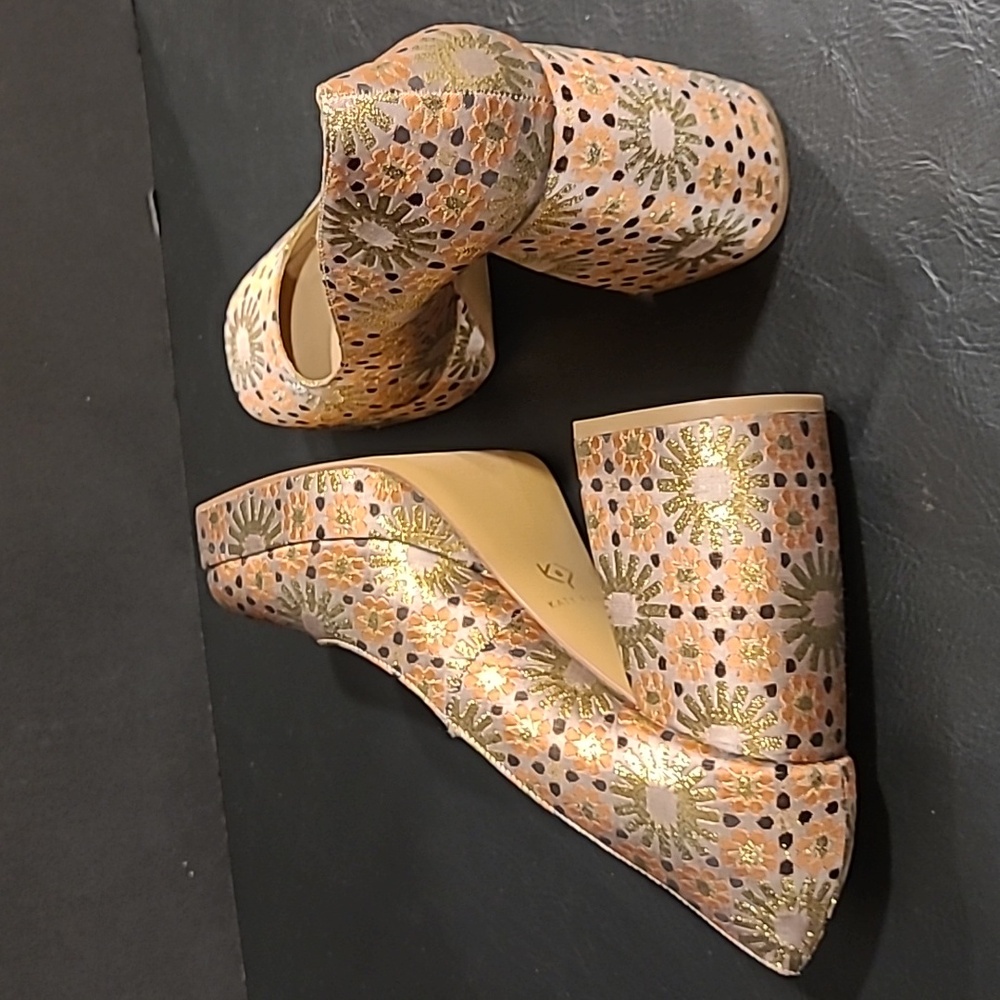 Katy Perry Floral Patterned Women's Platform Heels 9.5 - Picture 6 of 12